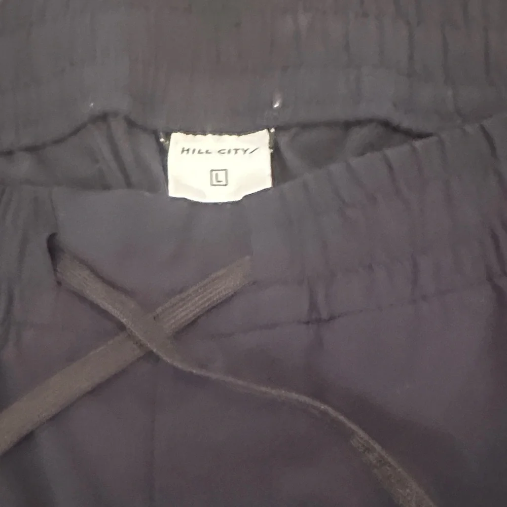 Men's Hill City (former brother brand of Athleta) Navy Drawstring Pants - Picture 2 of 5